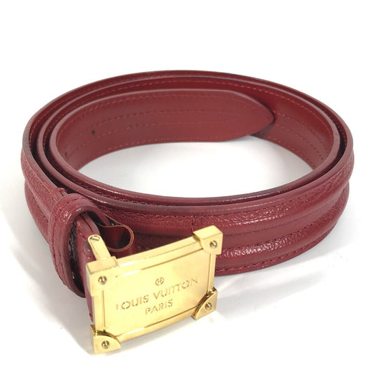 Louis Vuitton M9816U Suhari Santur Pandora Leather Red Belt
