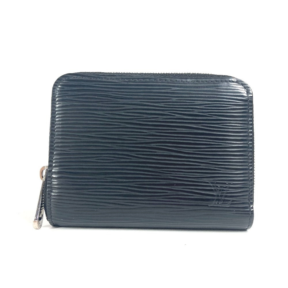 Louis Vuitton Coin M60152 Epi Zip Leather Black Handbag