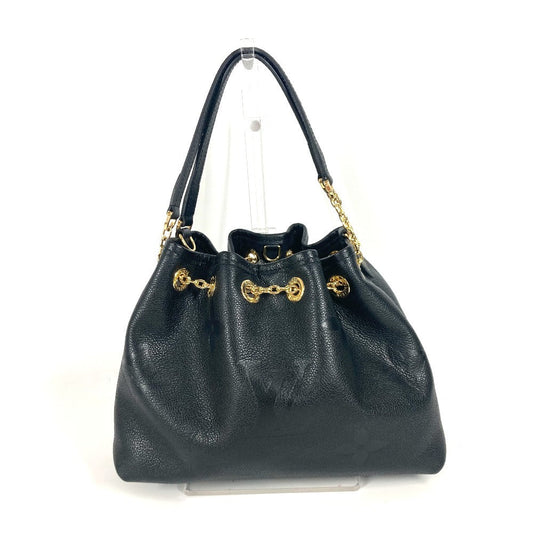 Louis Vuitton M47209 Ann Platt Ann Platt Monogram Leather Black Shoulder Bag