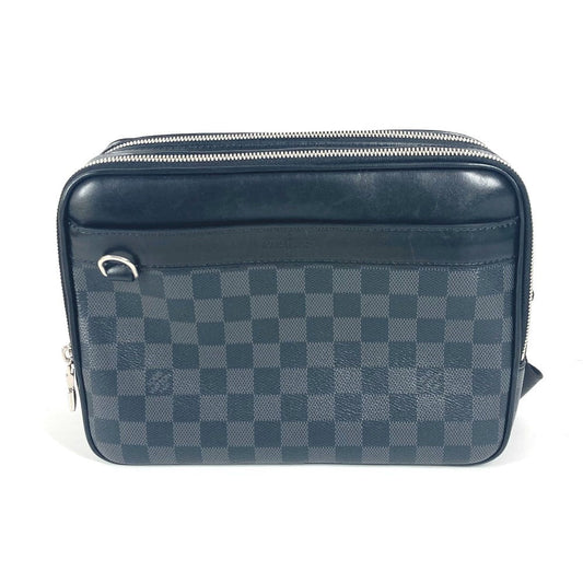 Louis Vuitton N40087 Damier Grafitto Damier Grafitte Canvas Black Shoulder Bag