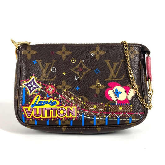 Louis Vuitton M69752 Vivienne Pochette Accessoires Monogram Canvas Brown Mini Clutch Bag