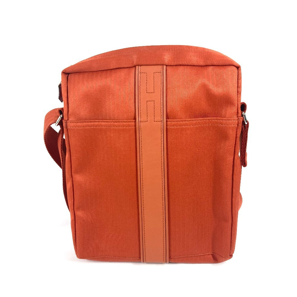 Hermes Shoulder Bag Pochette Acapulco Bandouliere Pm Unisex Unisex Canvas Nylon Orange