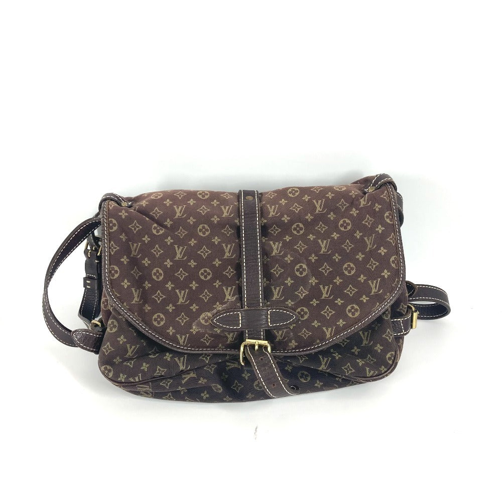 Louis Vuitton M95227 -LinCanvas run Saumur 30 Monogram Brown Mini Shoulder Bag G 47
