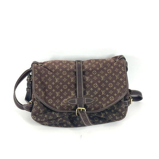 Louis Vuitton M95227 -LinCanvas run Saumur 30 Monogram Brown Mini Shoulder Bag G 47
