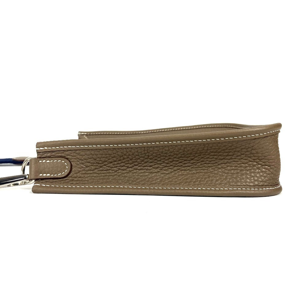 Shoulder Bag Taurillon Clemence Gray Type Evelyn