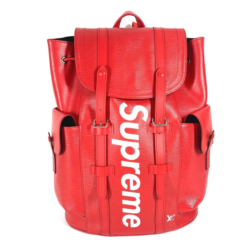 Louis Vuitton Backpack M53414 Epi Supreme Leather Red