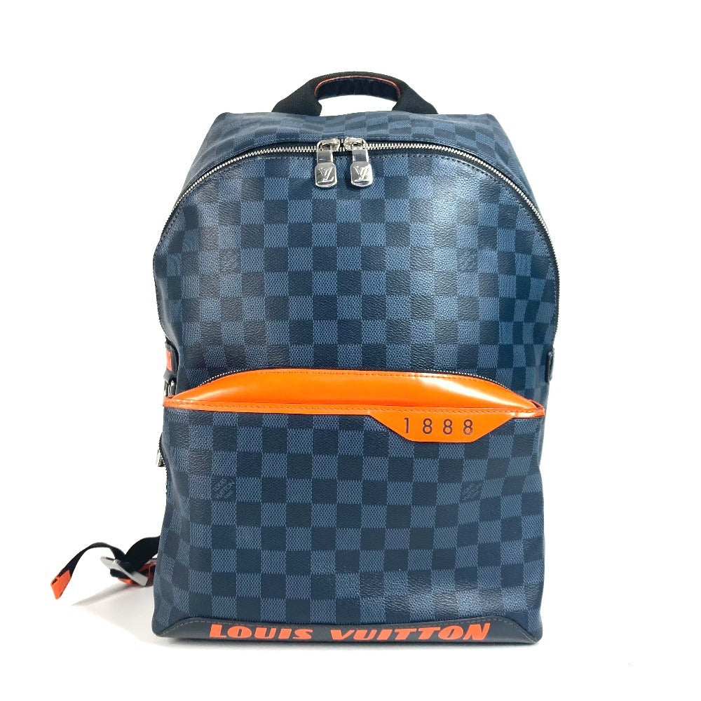 Louis Vuitton Backpack N40157 Damier Cobalt Damier Canvas Navy