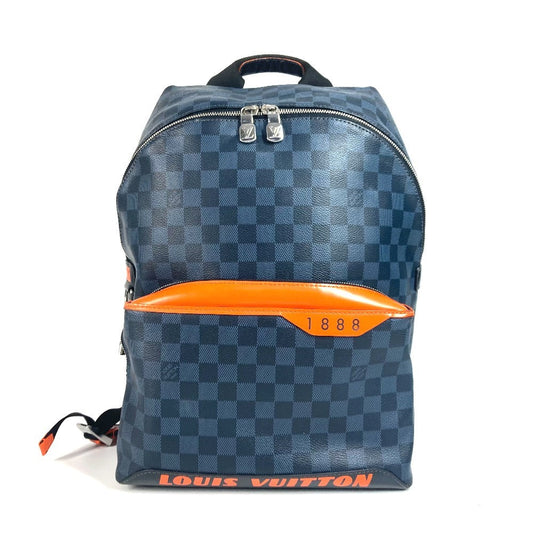 Louis Vuitton Backpack N40157 Damier Cobalt Damier Canvas Navy