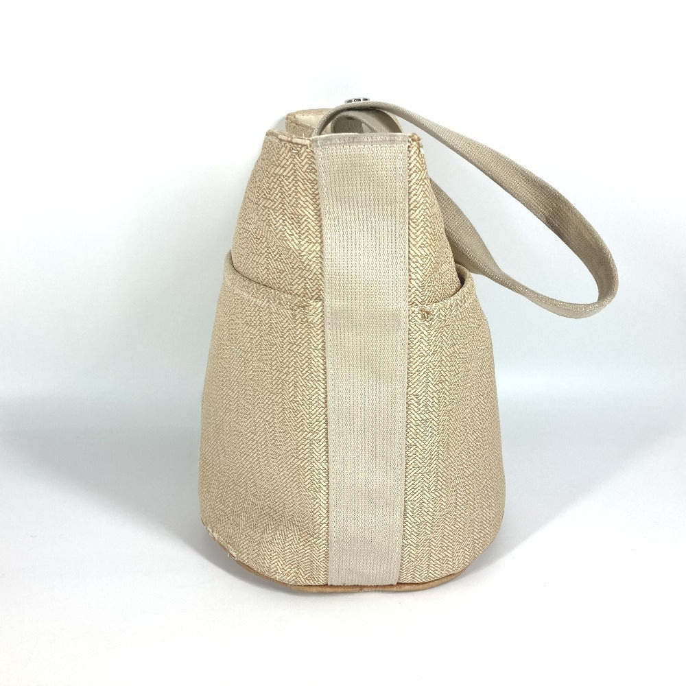 Hermes Handbag Saksaw Pm Saksaw Pm Canvas Beige Travel Bag