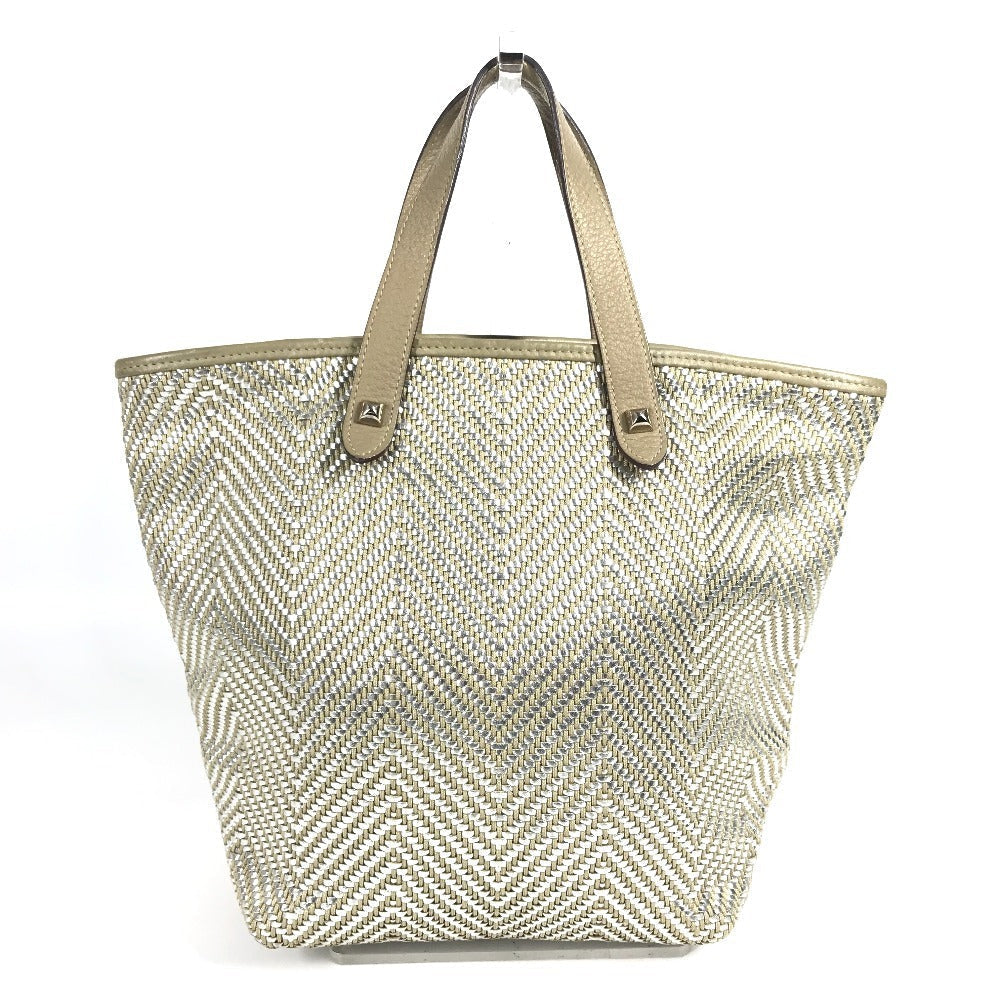 Hermes Tote Bag Polyester Handbag Kava Chennai Pm Kava Leather Beige