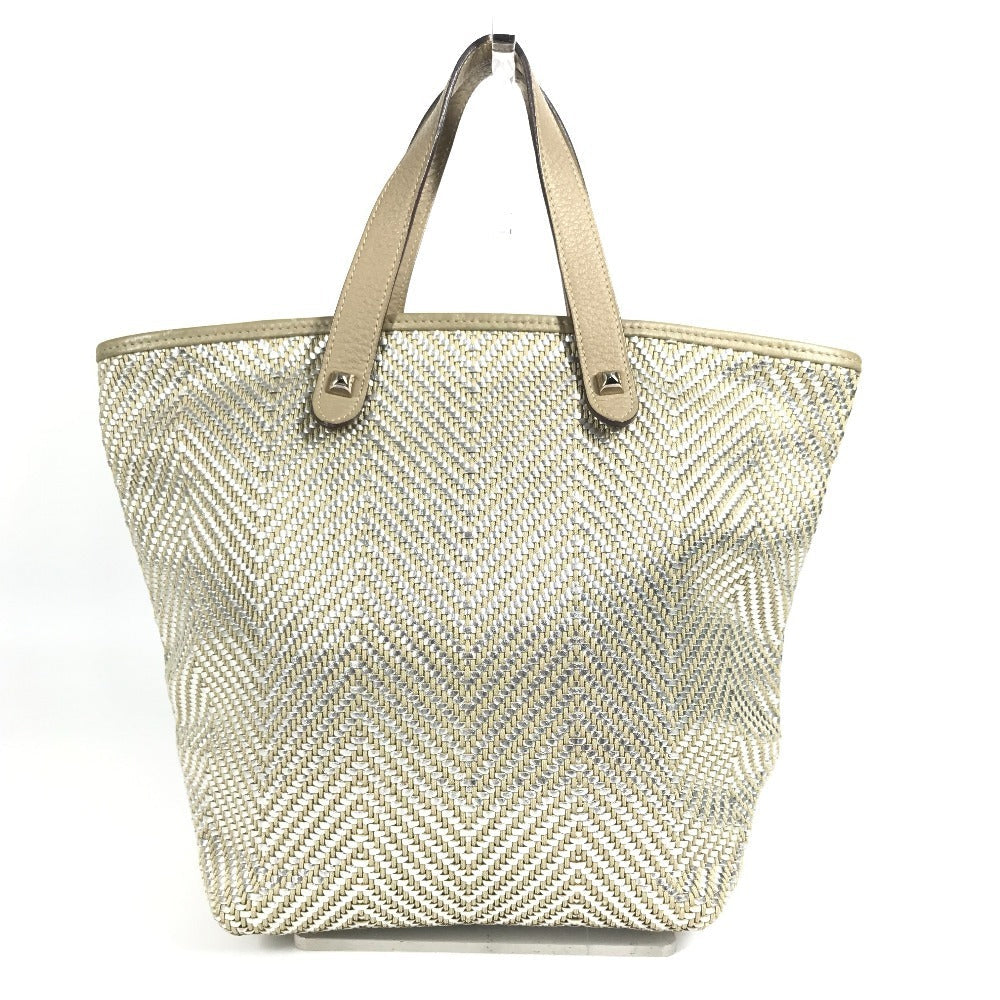 Hermes Tote Bag Polyester Handbag Kava Chennai Pm Kava Leather Beige