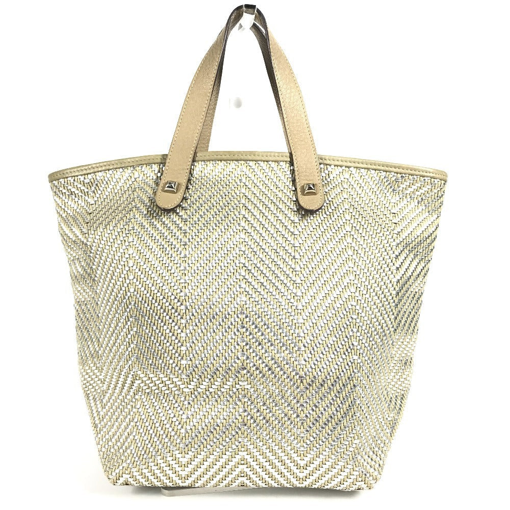 Hermes Tote Bag Polyester Handbag Kava Chennai Pm Kava Leather Beige
