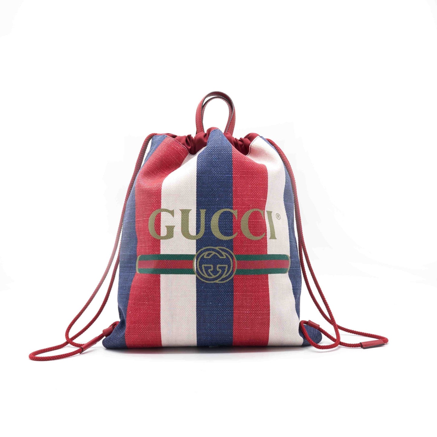 Gucci Soft Supreme Drawstring Backpack Jewelry