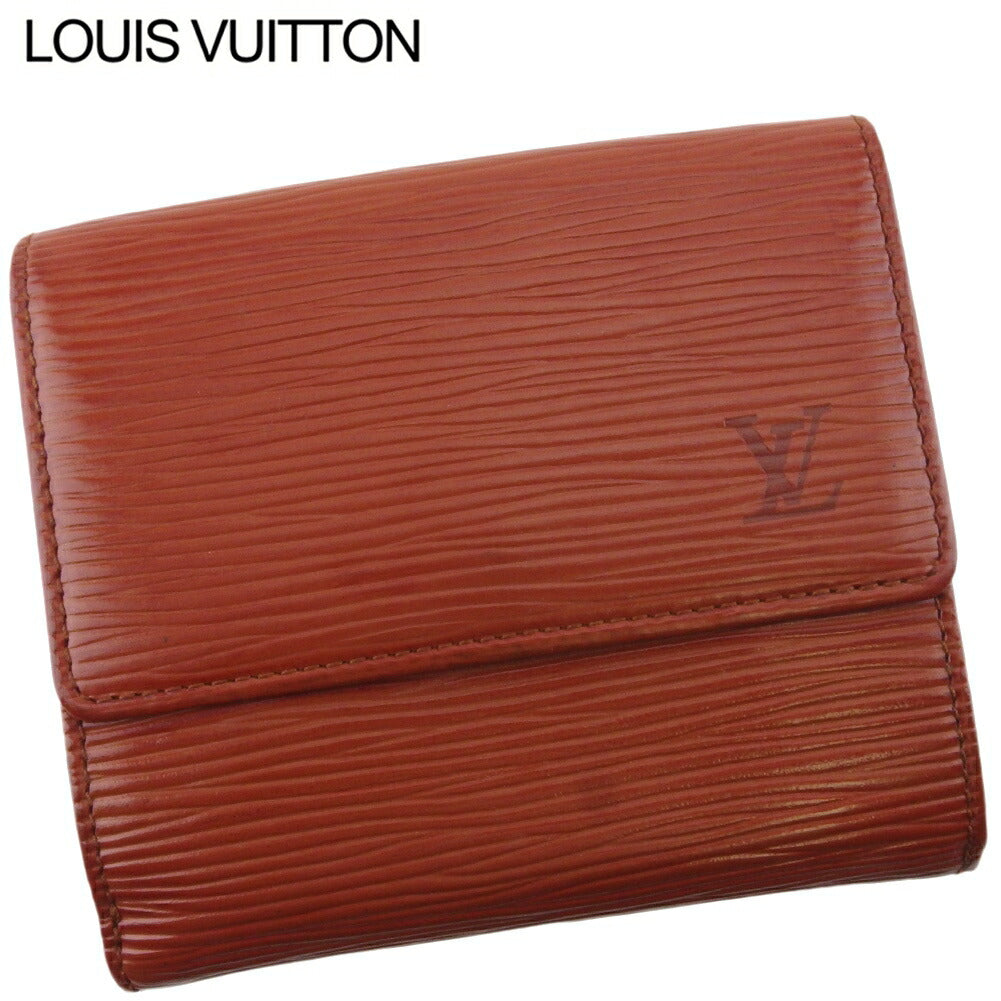 Louis Vuitton Bifold M63483 Porte Monnaie Billets Brown Wallet Case G1594
