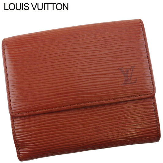 Louis Vuitton Bifold M63483 Porte Monnaie Billets Brown Wallet Case G1594