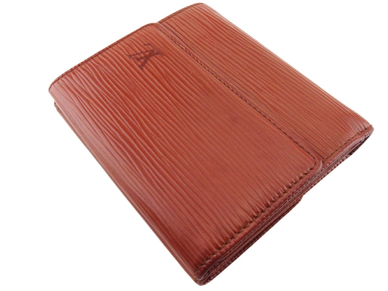 Louis Vuitton Bifold M63483 Porte Monnaie Billets Brown Wallet Case G1594