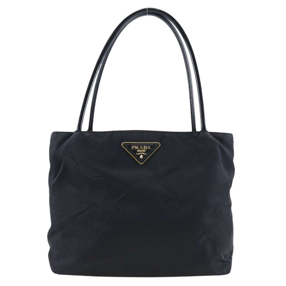 Tote Bag , Enamel Women Nylon Black