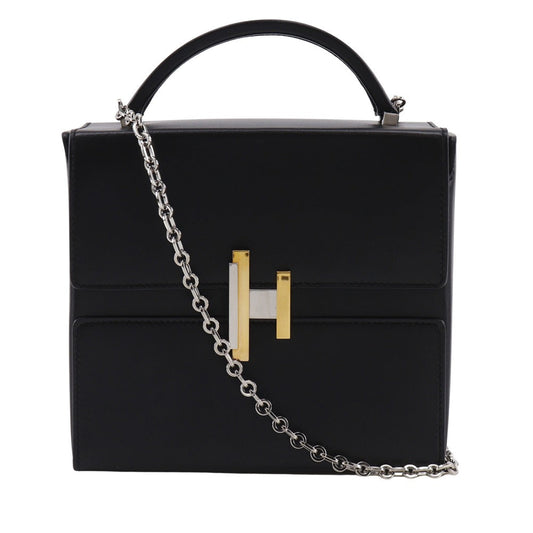 Hermes Shoulder Bag 2Way Cinematic Leather Black