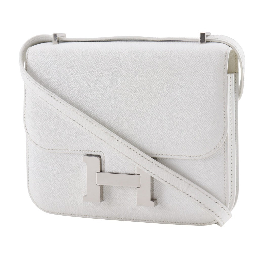 Shoulder Bag Epsom Constance White