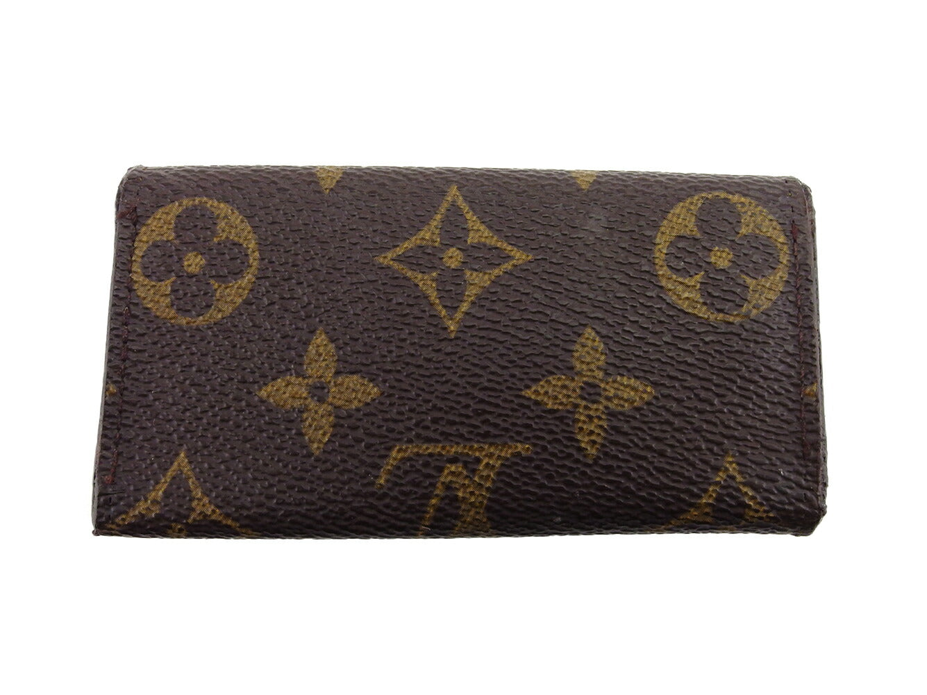 Louis Vuitton Key holder M62631 Multicles4 Brown Beige Gold Key Chain G1656