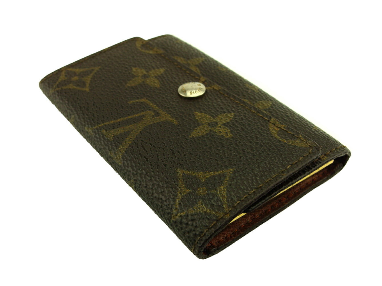Louis Vuitton Key holder M62630 Multicles6 Brown Beige Gold Key Chain G1688