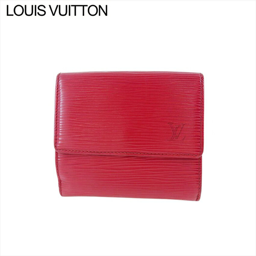 Louis Vuitton Bifold M63487 Porte Monnaie Billets Red Wallet Case G1712