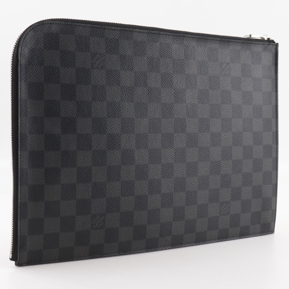 Louis Vuitton N41501 Damier Grafitto Pochette Jules Canvas Black Clutch Bag