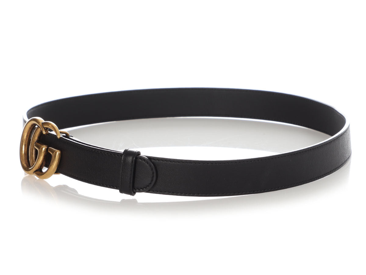 Gucci Marmont Belt Handbag Black Accessory 5