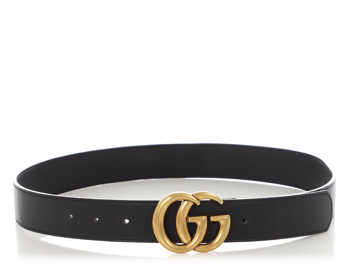 Gucci Marmont Belt Handbag Black Accessory 4