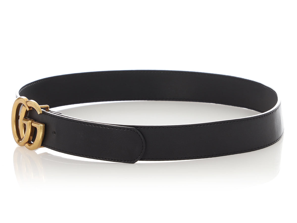 Gucci Marmont Belt Handbag Black Accessory 4