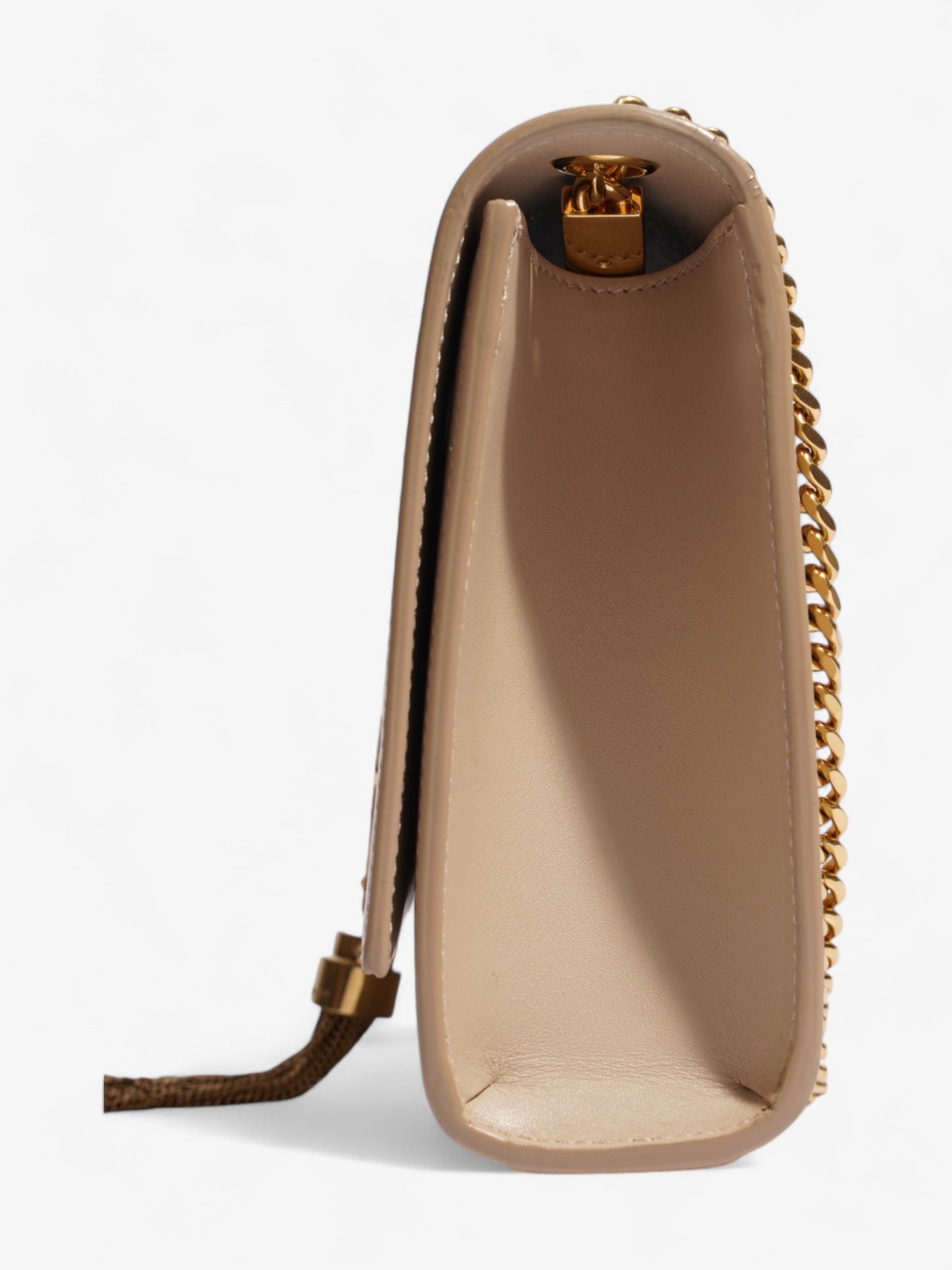 YSL Saint Laurent Kate Tassel Bag Calfskin Leather Beige Medium Shoulder Bag