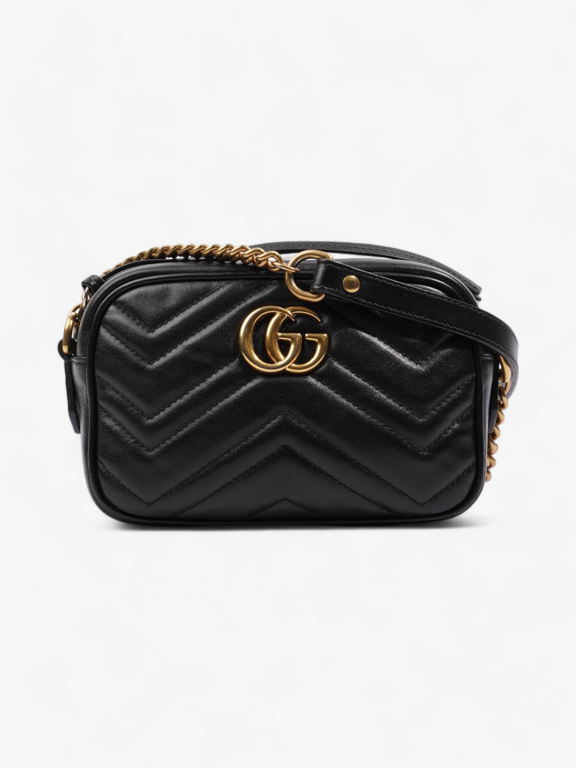 Gucci Marmont Bag Mini Leather Matelasse Crossbody Bag