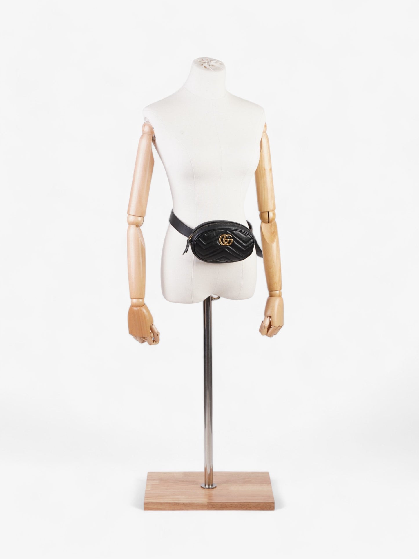Gucci Marmont Belt Bag Leather Matelasse Accessory 85Cm 34