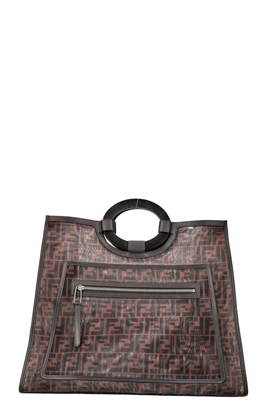 Fendi Runaway Shopping Tote Bag Mesh