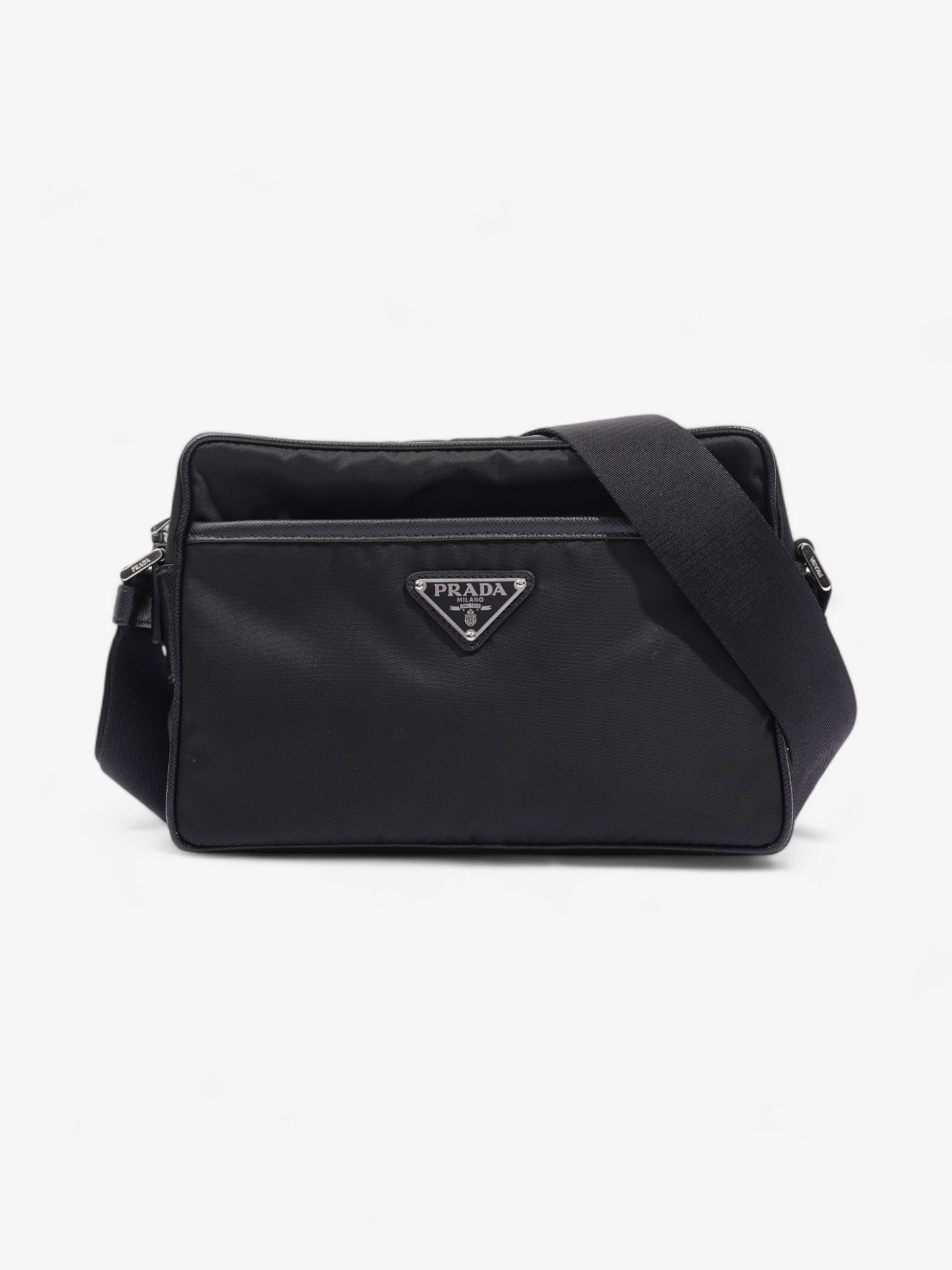 Prada Messenger Bag Re Nylon Black