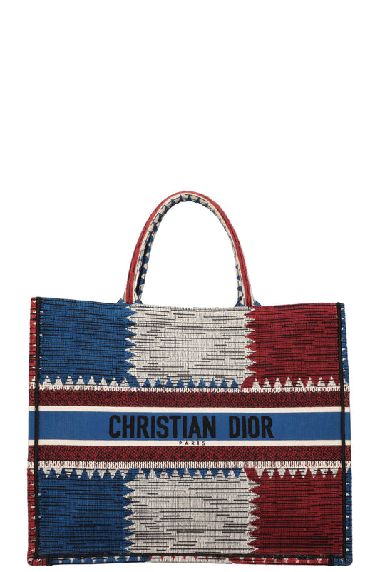 Dior Tote Bag Book Tote Tricolor Medium