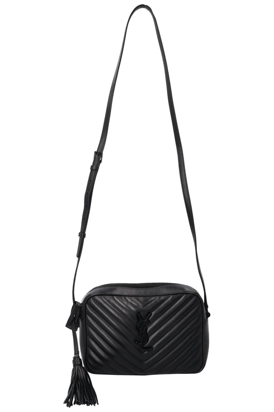 YSL Saint Laurent Crossbody Bag Lou Camera Bag Black