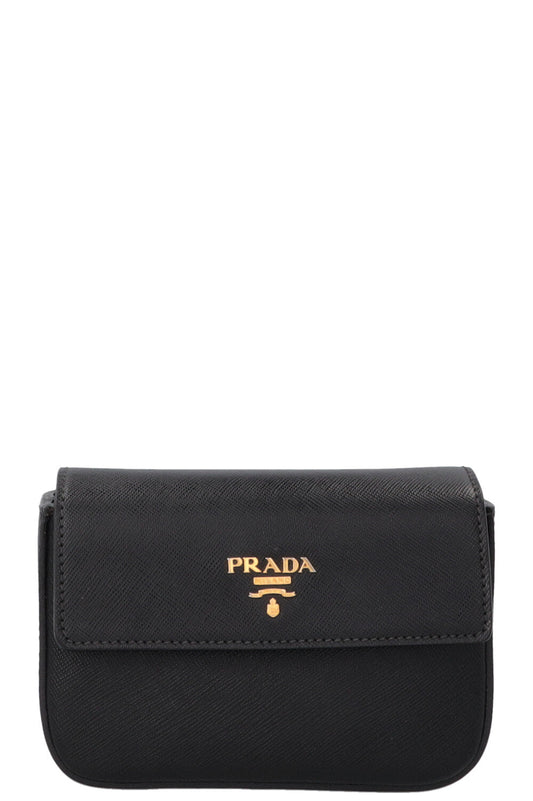 Prada Clutch Bag Clutch Saffiano Black