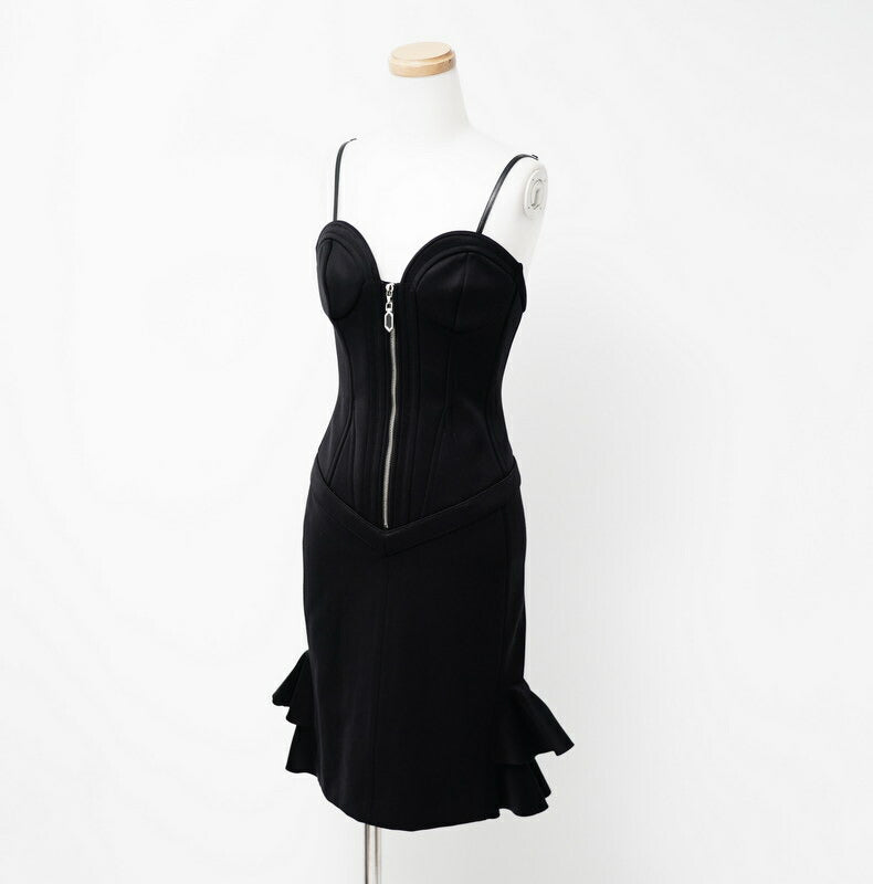 Louis Vuitton one piece A195 34 Nylon Black Handbag