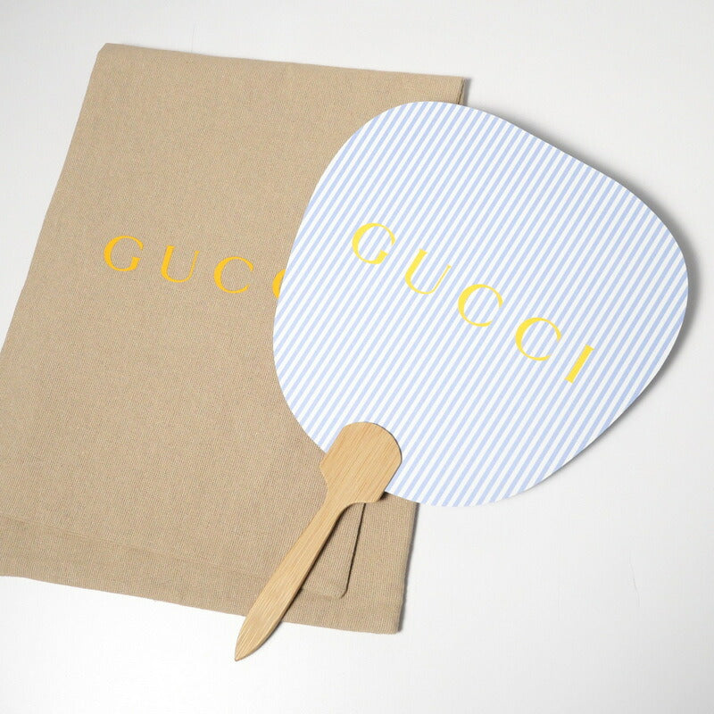Gucci Other miscellaneous goods Bamboo Paper Blue Logo Handbag
