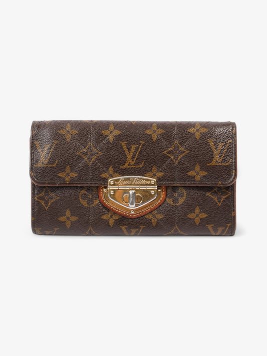 Louis Vuitton Sarah Coated Monogram Gold Canvas Coated Canvas Wallet Case