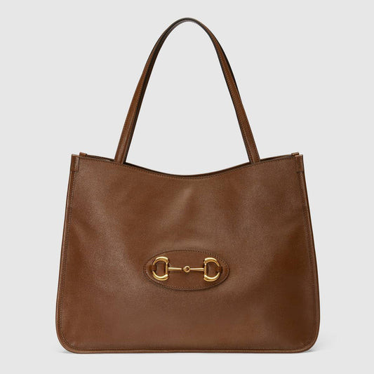 Gucci HORSEBIT Brown Tote Bag