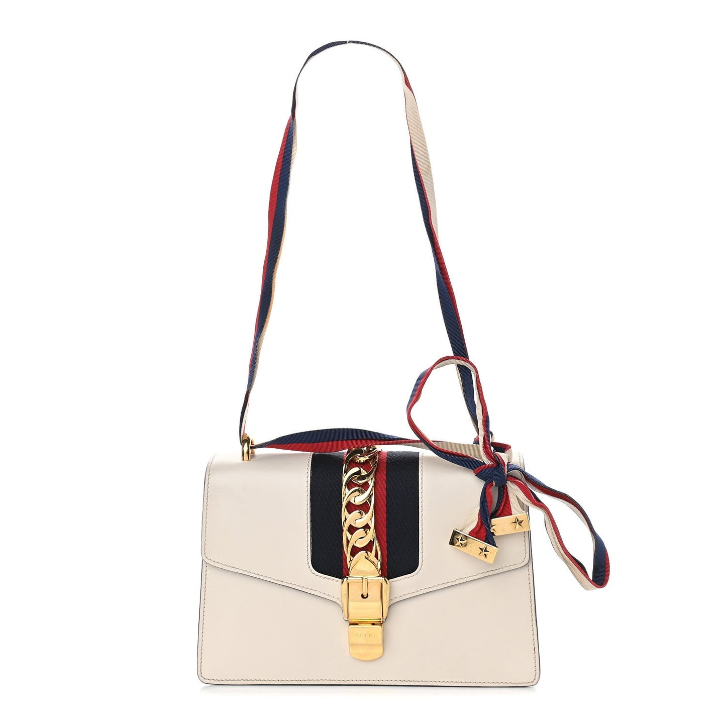 Gucci SYLVIE Leather Calfskin Small Shoulder Bag