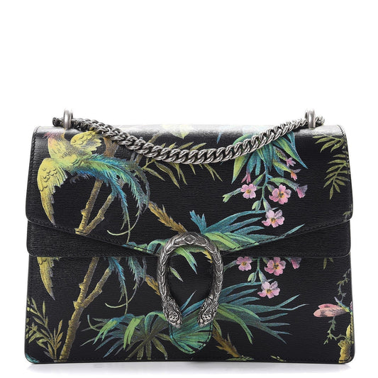 Gucci TROPICAL PRINT DIONYSUS Calfskin Medium Shoulder Bag