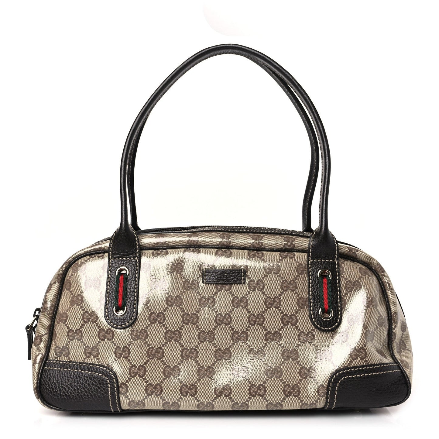 Gucci GG CRYSTAL WEB PRINCY Monogram Shoulder Bag
