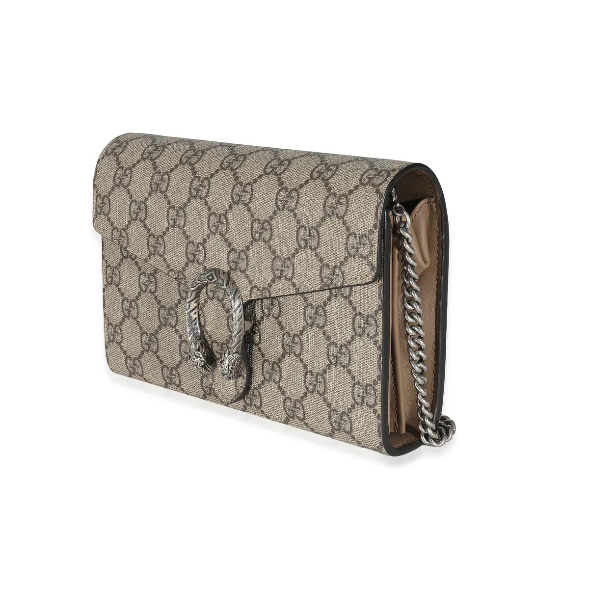 Gucci GG SUPREME DIONYSUS ON A Chain Wallet Case