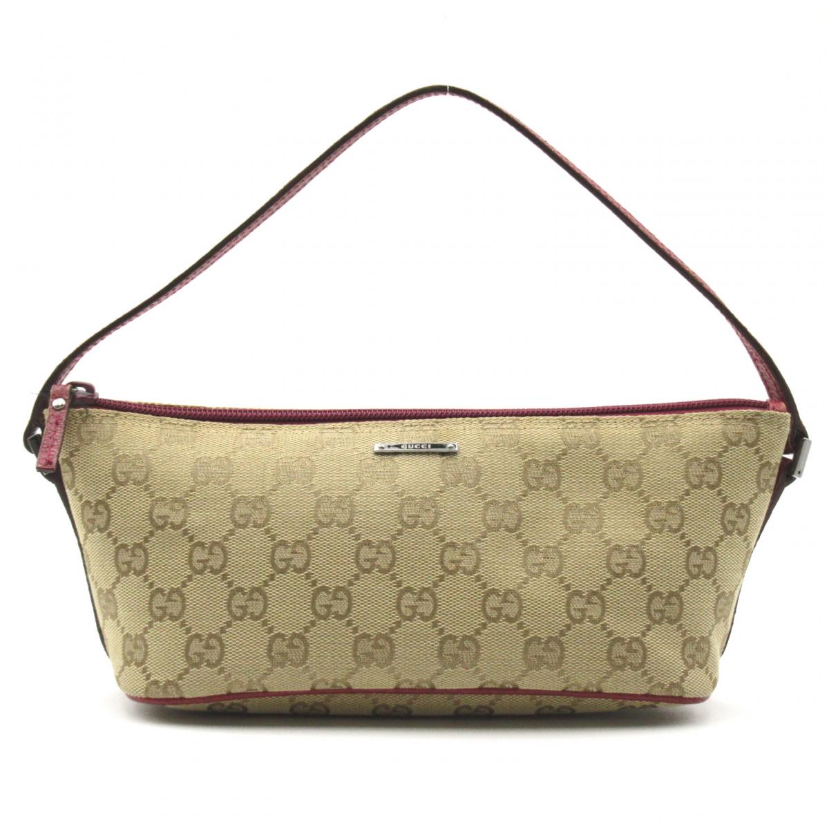 Gucci GG BOAT POCHETTE Canvas Travel Bag