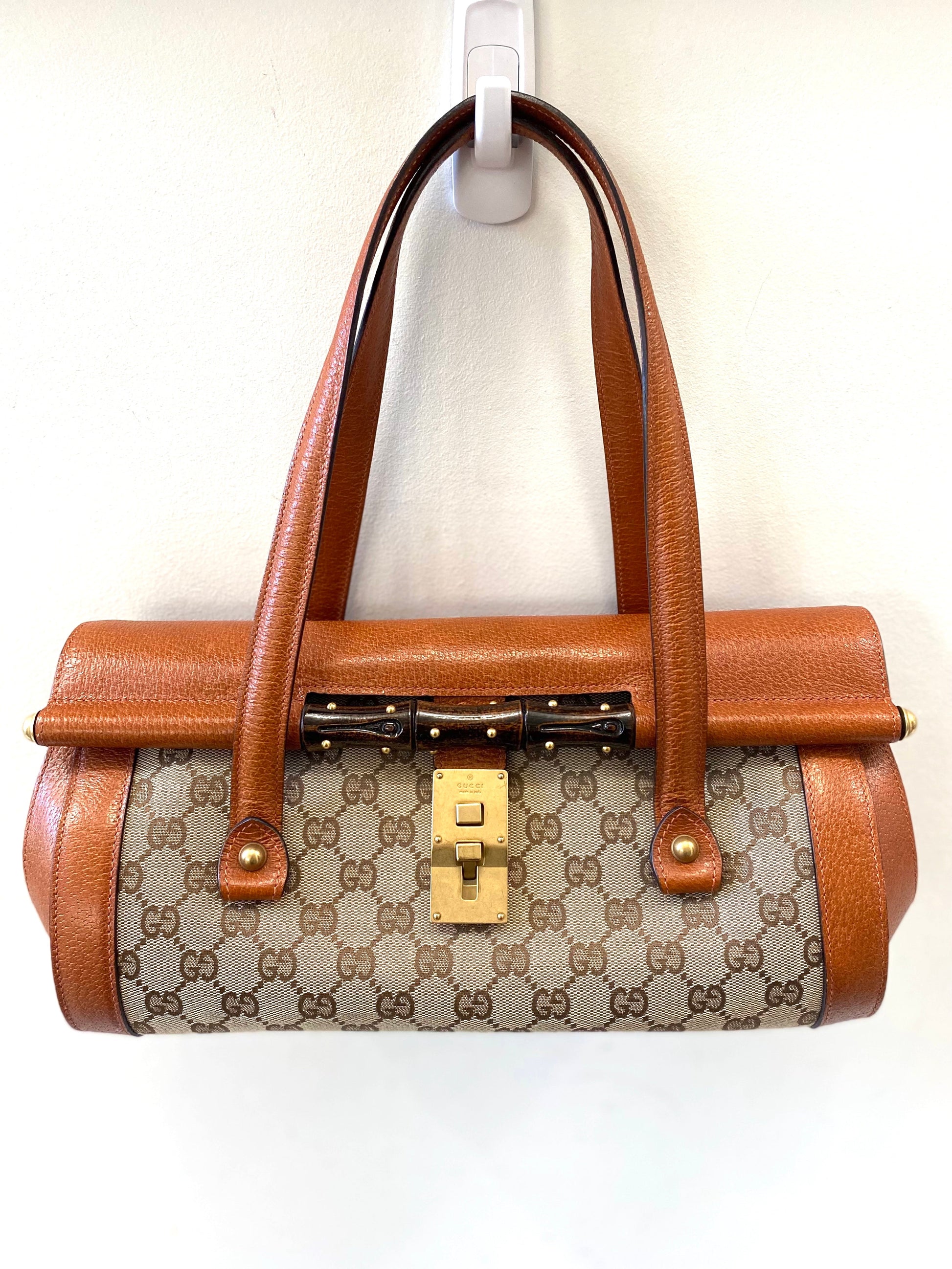 Gucci GG BAMBOO BULLET Travel Bag