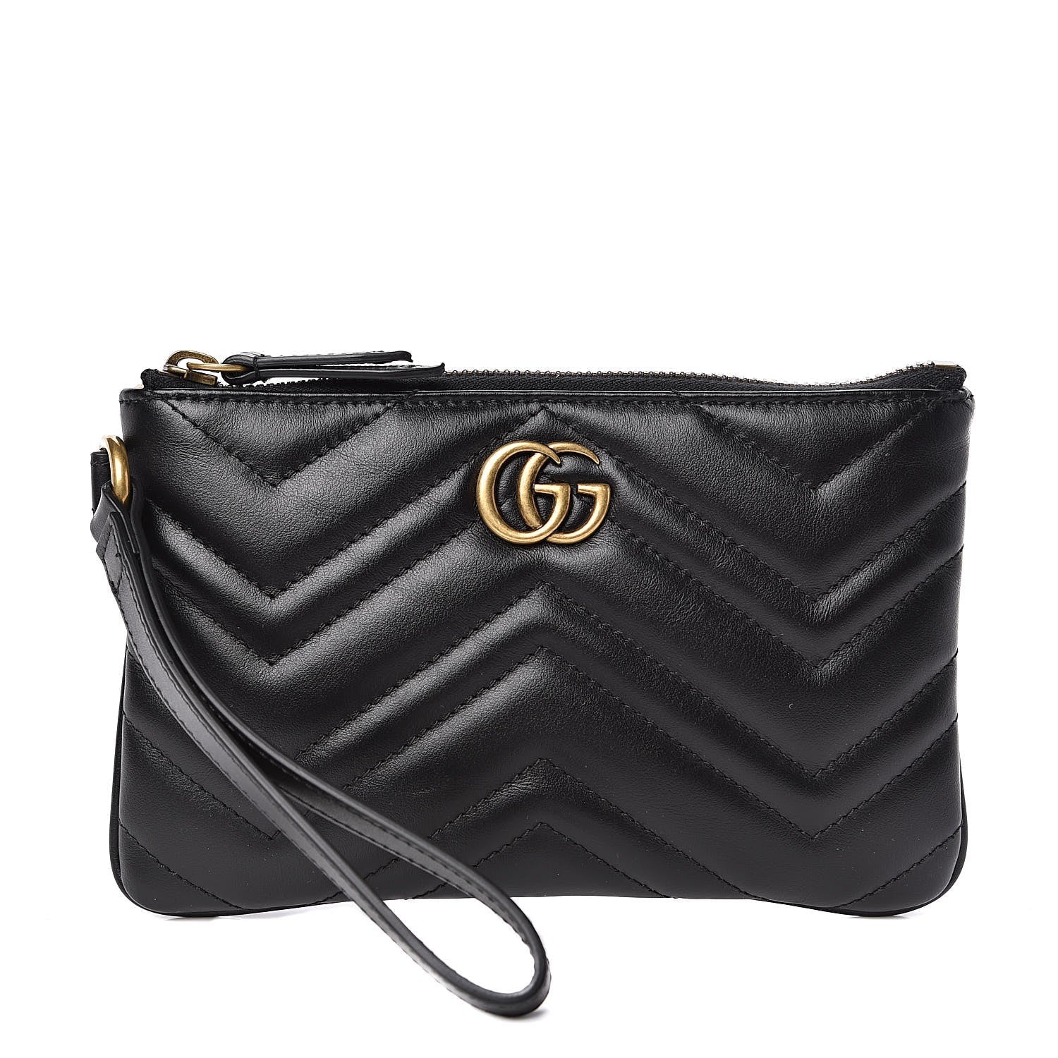 Gucci GG MARMONT WEISTLET Leather Calfskin Small Travel Bag