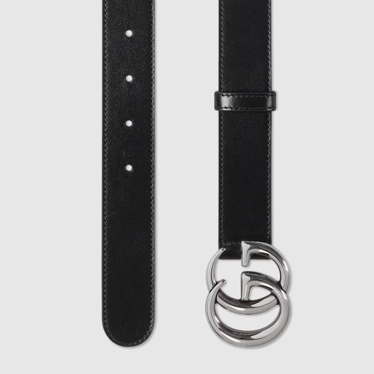 Gucci GG MARMONT Leather Calfskin Belt Belt 1